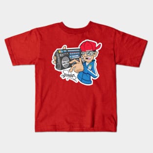 Boombox Kid Kids T-Shirt